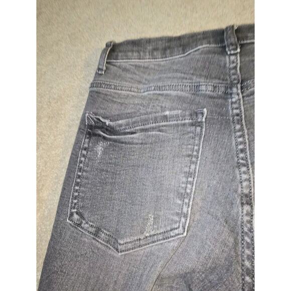 Express Women’s Size 2R Gray Stretch Ankle Zip High Rise Skinny Jeans - Picture 9 of 9